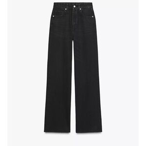 Classic Black Wide-Leg Jeans